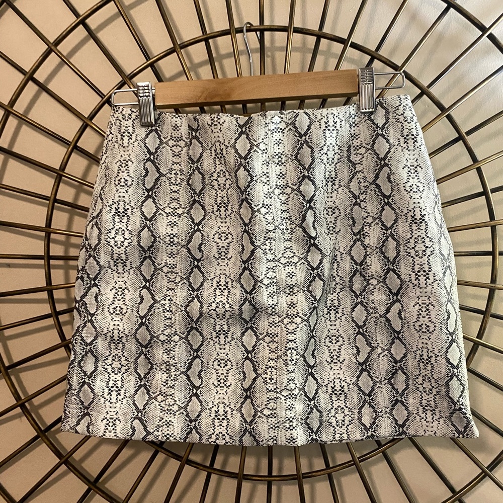 Snakeskin mini skirt | Newbury Kustom | Small
